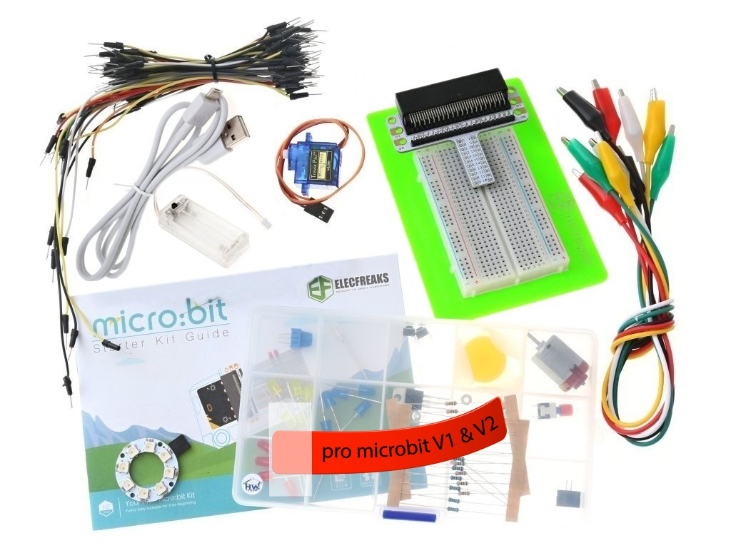 ElecFreaks BBC micro:bit Starter Kit Varianta kitu: bez desky micro:bit V2.21, Jazyková verze: Česká