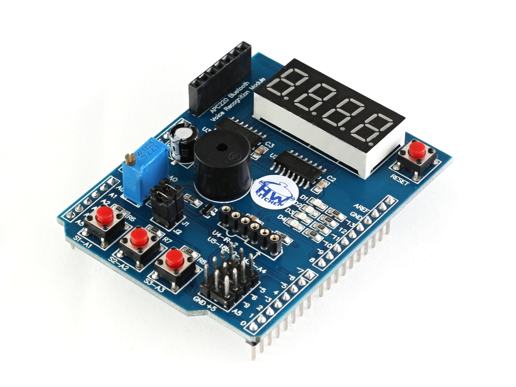 HWKITCHEN Výukový multifunkční Shield pro Arduino HW389