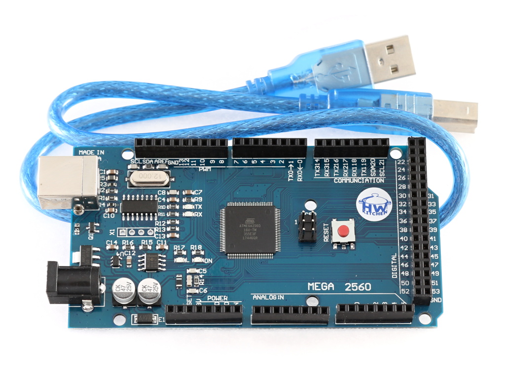 HWKITCHEN Klon Arduino MEGA 2560 R3 + USB kabel HW399