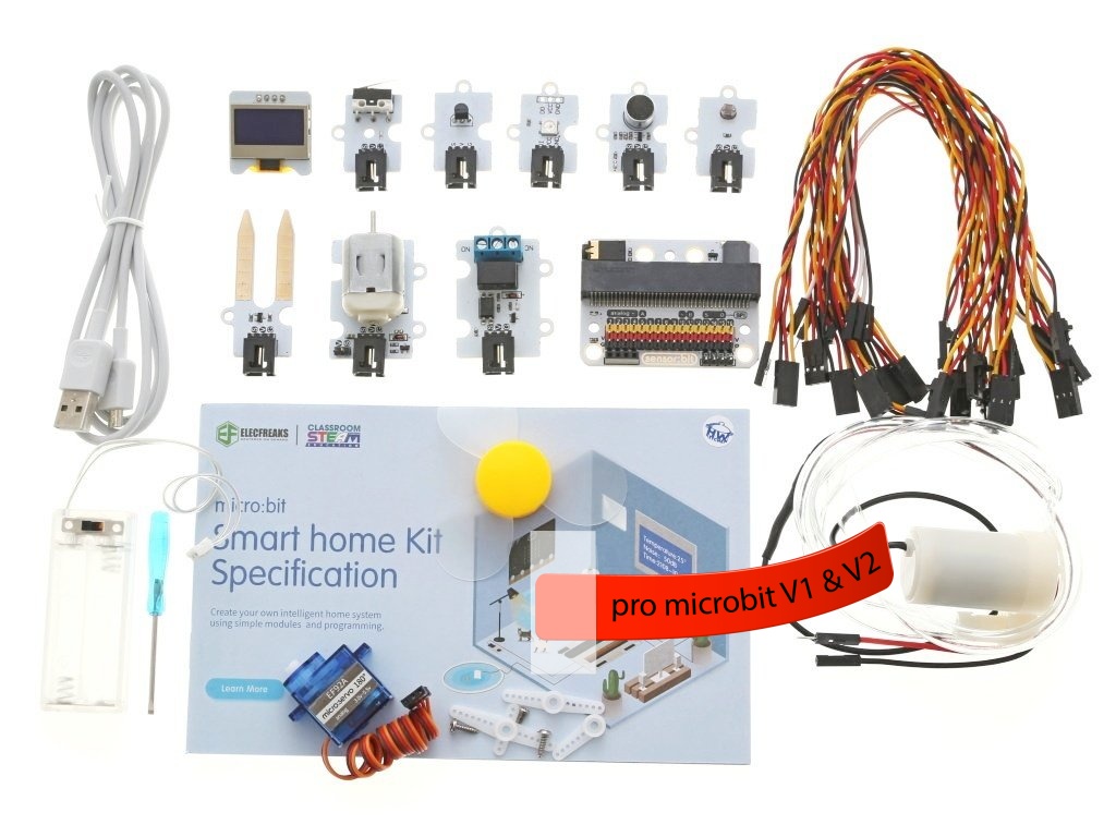 ElecFreaks BBC micro:bit kit pro chytrou domácnost Varianta kitu: bez desky micro:bit V2.21