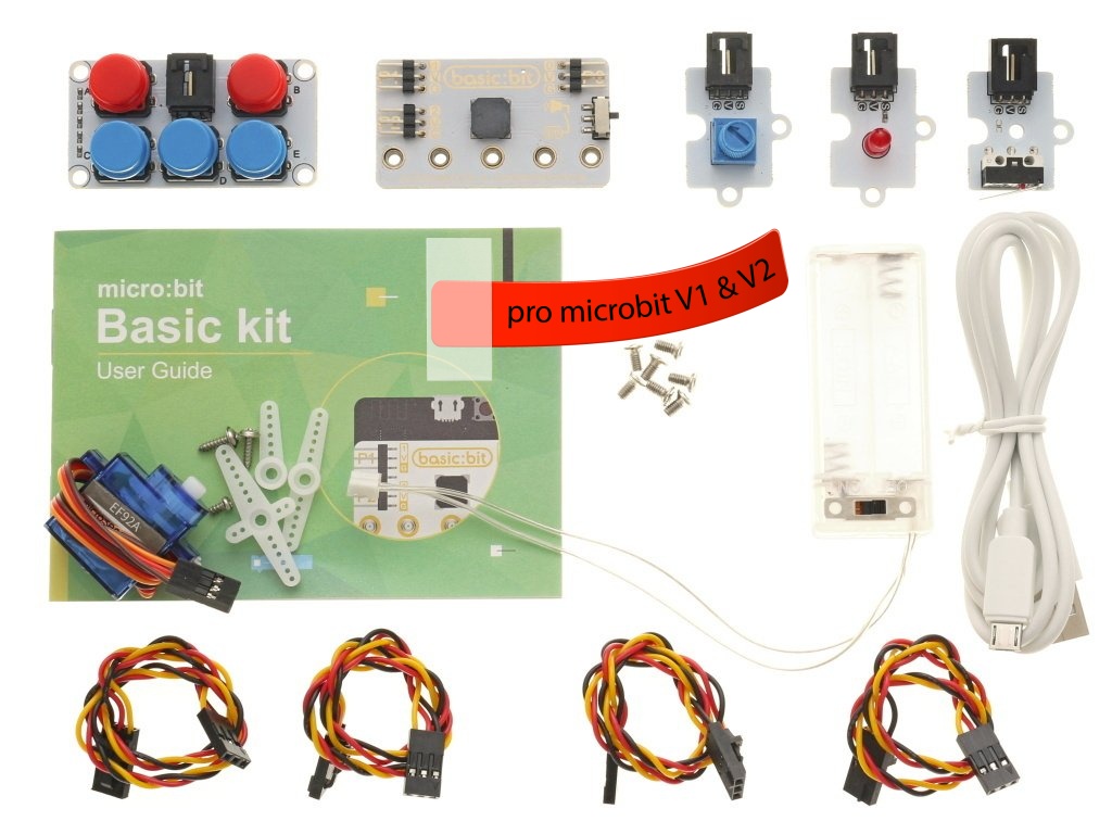 ElecFreaks BBC micro:bit Basic Kit Varianta kitu: bez desky micro:bit V2.21
