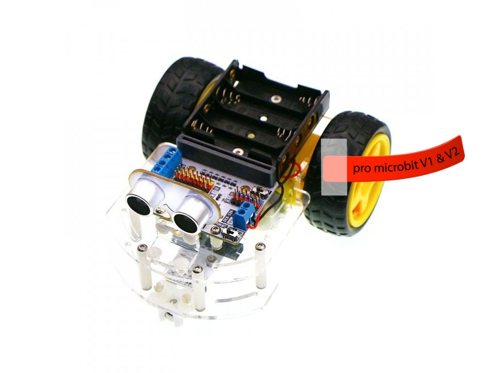 ElecFreaks Chytrý micro:bit robot s motor:bit Varianta kitu: bez desky micro:bit V2.21