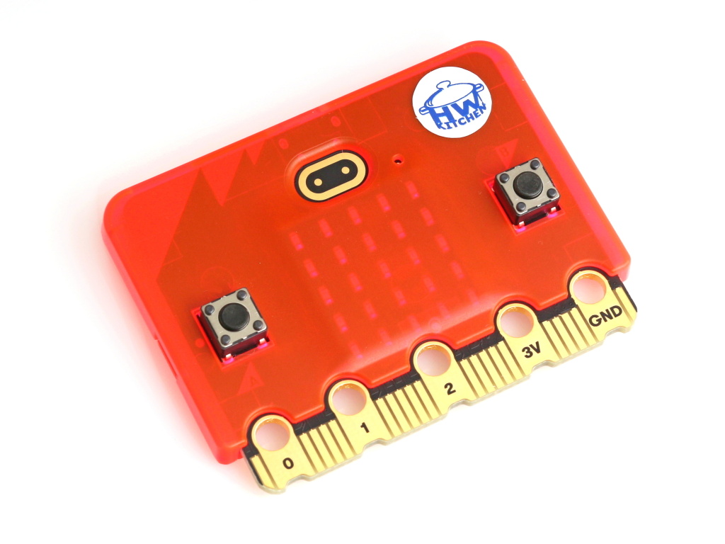 ElecFreaks Super slim obal na Micro:bit V2 Barva: Červený mat EF159