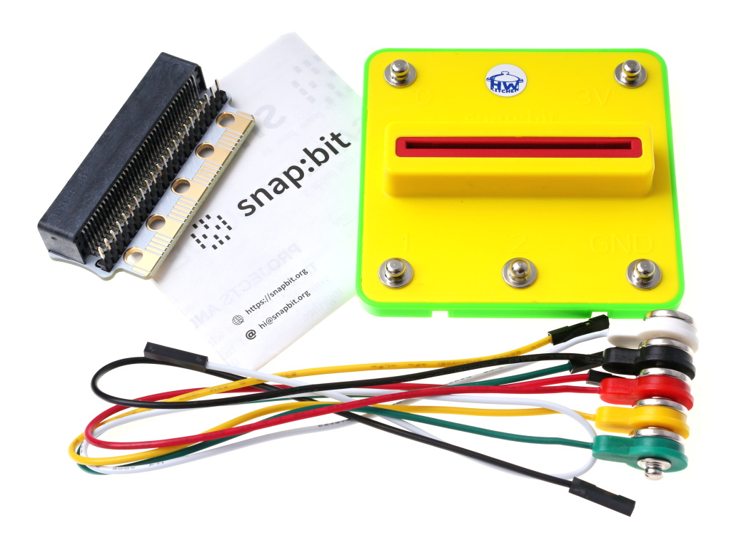 Snap:bit Combo Kit - adaptér pro micro:bit a rozšiřující kit pro patentkové obvody