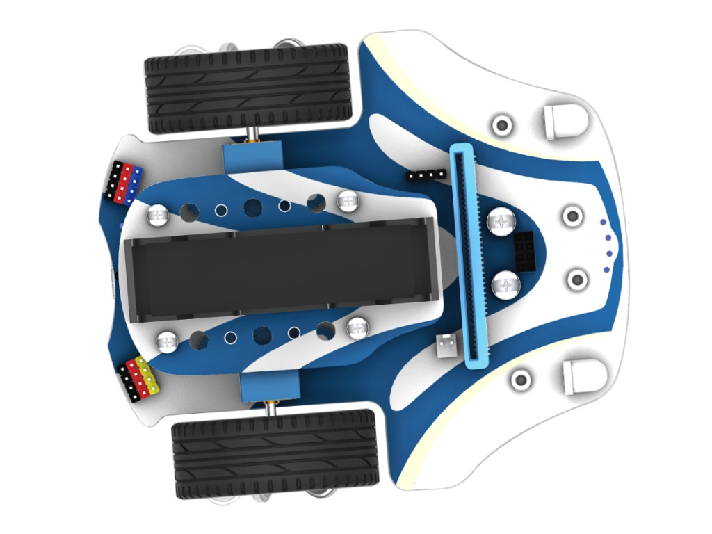 ElecFreaks Cutebot Pro - Bravurně jezdící závodnička pro micro:bit Varianta kitu: bez desky micro:bit V2.21