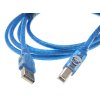 USB propojovací kabel A-B 1,5m detail konektorů
