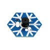Hrající sněhová vločka pro micro:bit zepředu