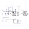 Motor s převodovkou pro robota mBot 6V/200RPM rozměry