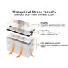 TOOCAA čistička vzduchu od kouřových zplodin filtrace