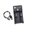 Kompaktní nabíječka Li-Ion 18650 z USB (2 sloty) detail