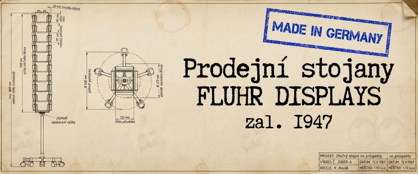 Prodejní stojan FLUHR DISPLAYS