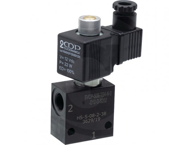 3167 dvoucestny uzaviraci ventil 12v no otevreny