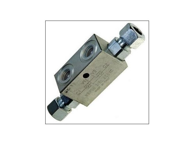 Hydraulický zámok dvojitý VBPDE 3/8 L