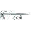 Hrot - špička na balíky 1 400 mm Ø 42 mm M28x1,5