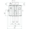 1727 3 hydraulicky rozvadec pro celni nakladace 2 90 s plovouci polohou