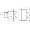 2867 1 rychlospojka sroubovaci 15l samec m22x1 5 dn12 bg3