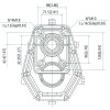 3901 prevodovka pro hydraulicke cerpadlo gr 2 3 s profilem hridele 1 3 8 s litinovym pouzdrem