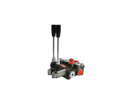 Hydraulický rozvádzač 2 sekciový 40 L min s jednočinnou sekciou