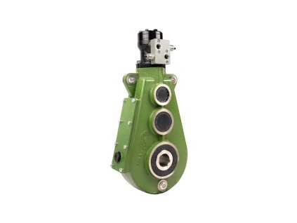 Prevodovka s hydromotorom pre mixovaciu lopatu na betón, naviják