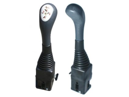 Joystick hydraulického rozvádzača ovládaného lanovodmi s guličkou
