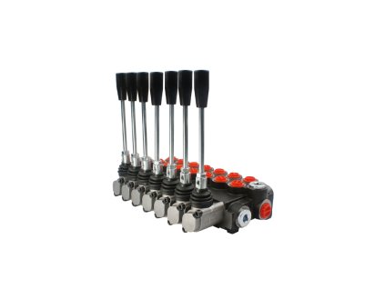 Hydraulický rozvádzač 7 sekciový 40L min