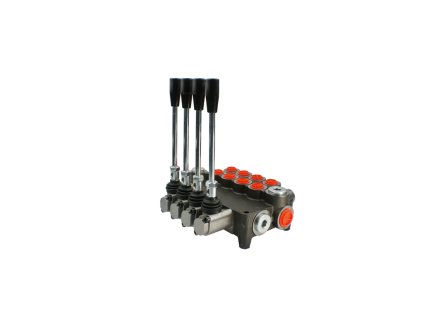 Hydraulický rozvádzač 4 sekciový 80L min