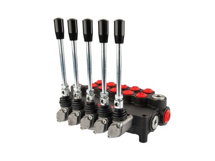Hydraulický rozvádzač 5 sekciový 80L min HLR