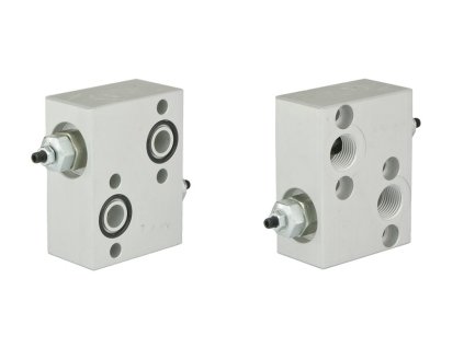 Poistný ventil krížový VAU OM 1/2" hydromotora SMR, 50-220 bar