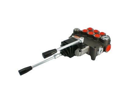 Hydraulický rozvádzač 3 sekciový 80L min joystic