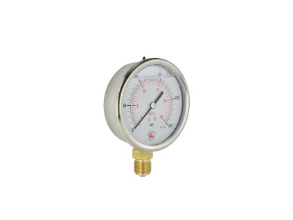 Manometer 0 10 bar spodný vývod 100mm