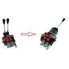 Úprava hydraulického rozvádzača 80L/min joystic