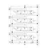 Hydraulický rozvádzač 4 sekciový 80L min HLR schéma 1