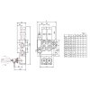 Hydraulický rozvádzač 1 sekciový 40L min ovládaný vzduchom schéma