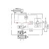 Hydraulický ventil VRAP 80 100 pre pluh obracák 2x valec schéma