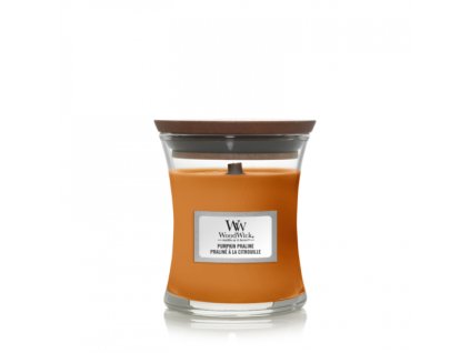 Sviečka malá WoodWick Pumpkin Praline 85g
