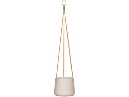 Závesný kvetináč ROUGH Patt M 17/14 cm, sivá
