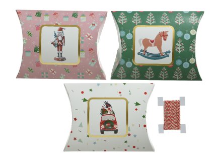 Vianočné papierové darčekové balenie v set 3ks HydroFlora Bratislava