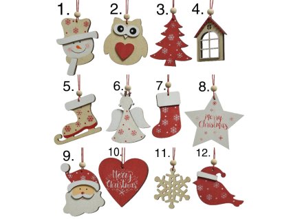 Vianočné figúrky - rôzne z dreva