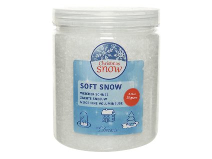Jemný umelý sneh v nádobke, 25g
