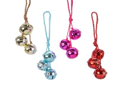 Vianočná dekorácia farebné rolničky na stromček HydroFlora Bratislava