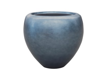 Kvetináč Baq Metallic Silver leaf R50cm V45cm