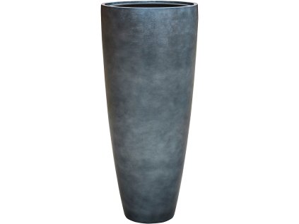 Kvetináč Baq Metallic Silver leaf R40cm V90cm