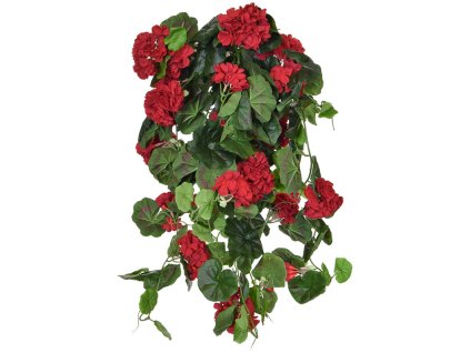 Umelý kvet Geranium Red V73cm