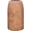 Štíhly kvetináč Colorado Vase Terra Dark z recyklovaného fiberclay, výška 46 cm, betónový vzhľad