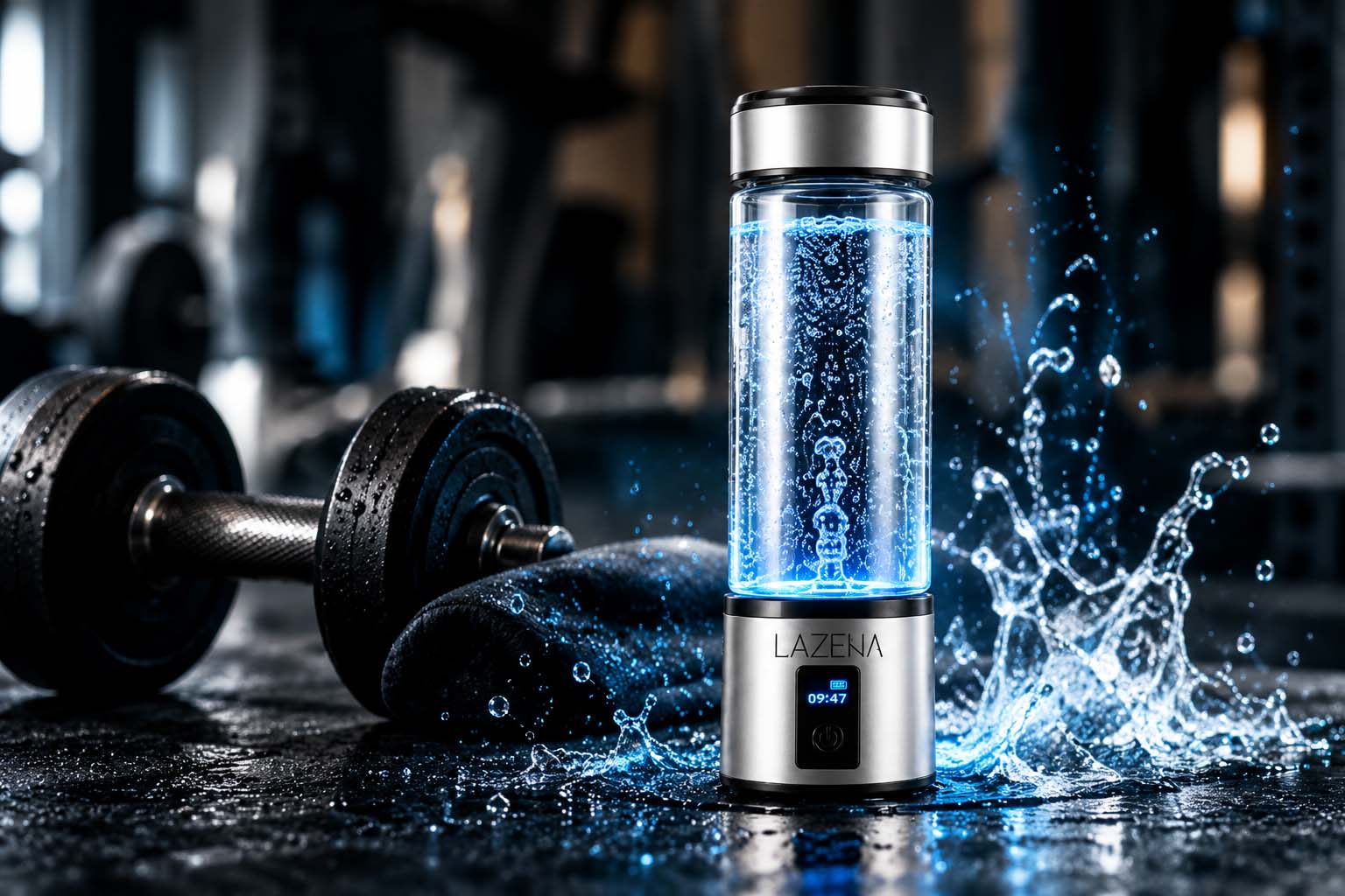 LAZENA hydrogen bottle during outdoor activity