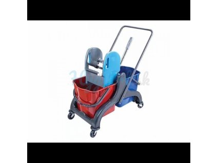 Vozík 2x25L s plastovým podvozkom