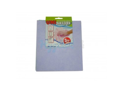 Handra Uniabsorb 38x34 cm, Fmix bal. 3ks kartón