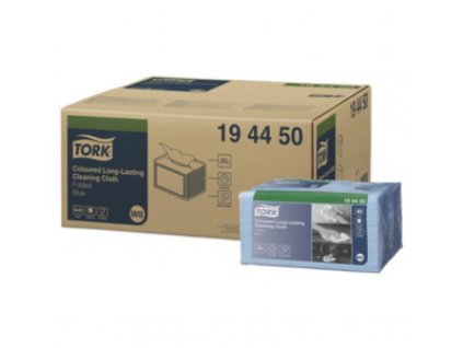 Tork farebný program, skladaná utierka z netkanej textílie, Premium,modrá, 1 vr.1 balík 40 kusov,8 balikov v kart.W8