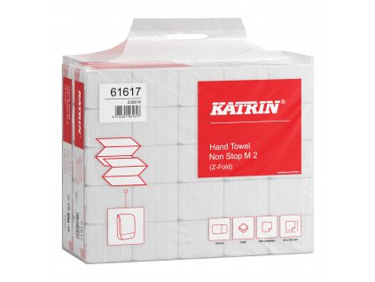 61617 katrin z fold paper towels non stop medium 160 sheets 2 ply handy pack