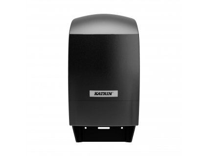 77519 katrin system toilet paper dispenser black front